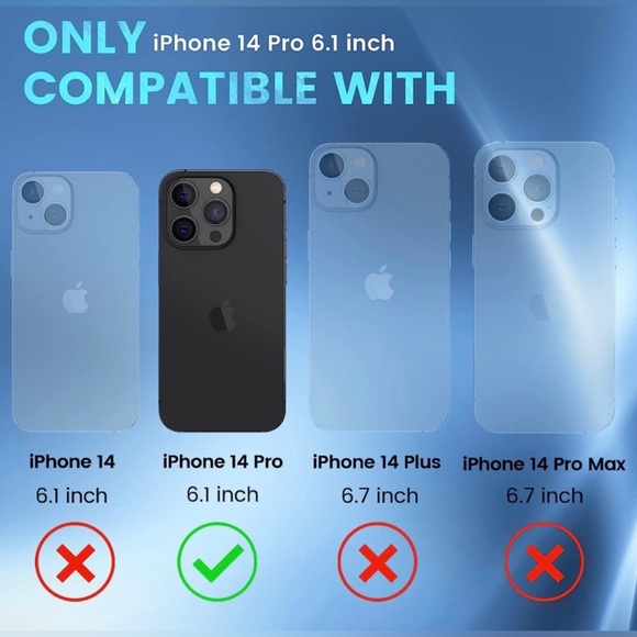 Lot of six (6) iPhone 14 Pro Case Navy Blue - Picture 7 of 9